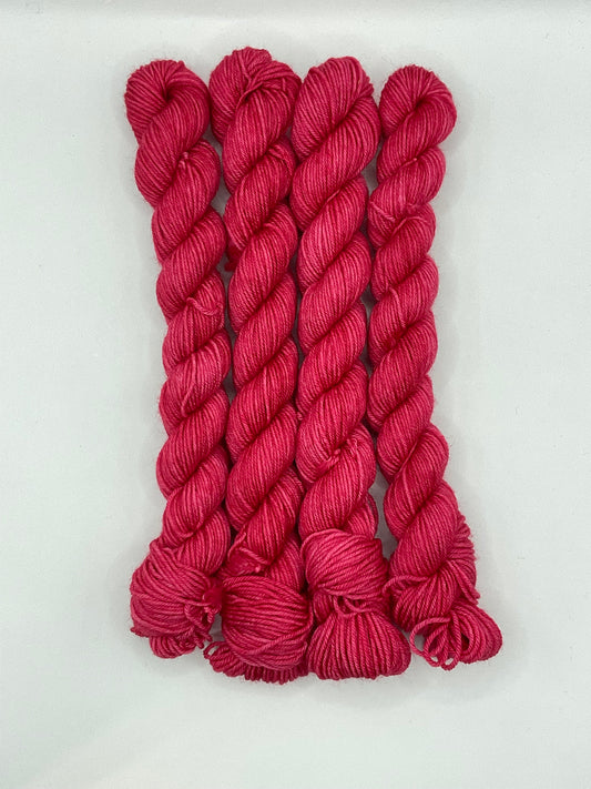 Mini Cherry Fingering Skein