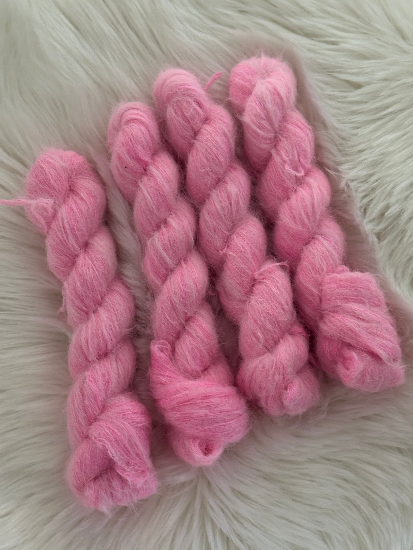 MMF Pink Fizz Suri Alpaca Silk Skein