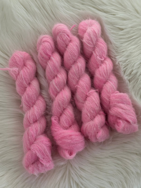 MMF Pink Fizz Suri Alpaca Silk Skein