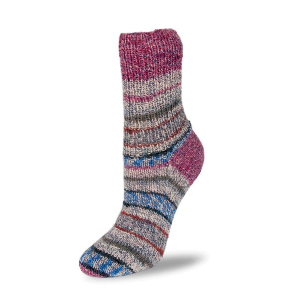 Flotte Socke Perfect Jacquard Yarn Color 1141