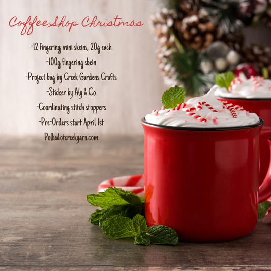 **PRE-ORDER ** Coffee Shop Christmas Yarn Advent