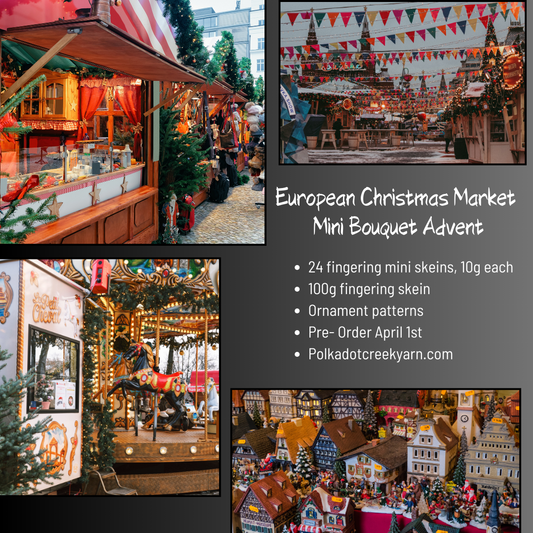 **PRE-ORDER NOW**European Christmas Market Yarn Bouquet Advent