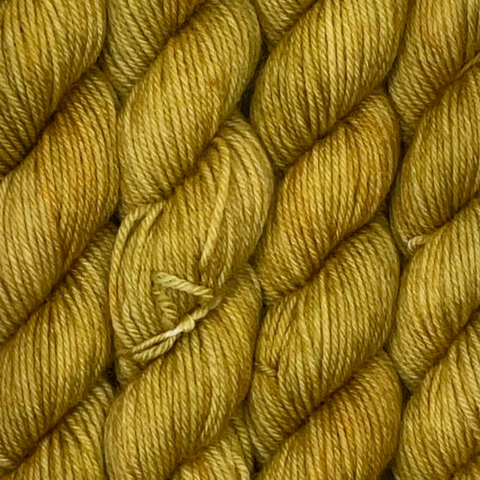 Mini Spicy Mustard Fingering Skein