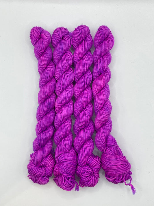 Mini Purple Pop Fingering Skein