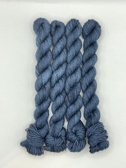 Mini Midnight Fingering Skein