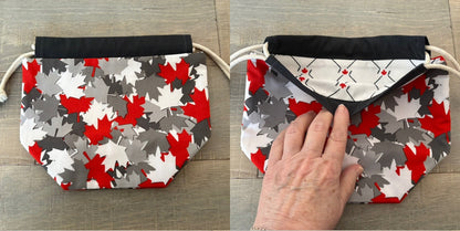 Canada Day - Project bag and Sock Set
