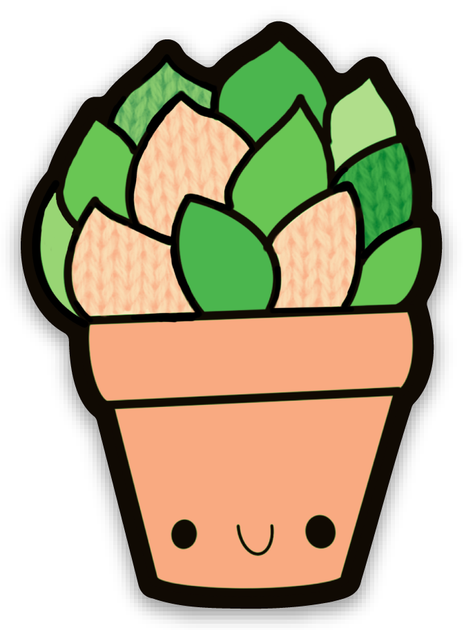 Succulent Sticker