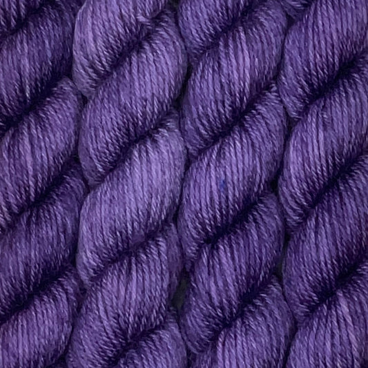 Mini Eggplant Fingering Skein