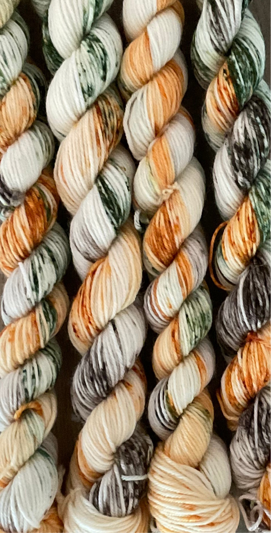 Mini Pumpkin Picking Fingering Skein