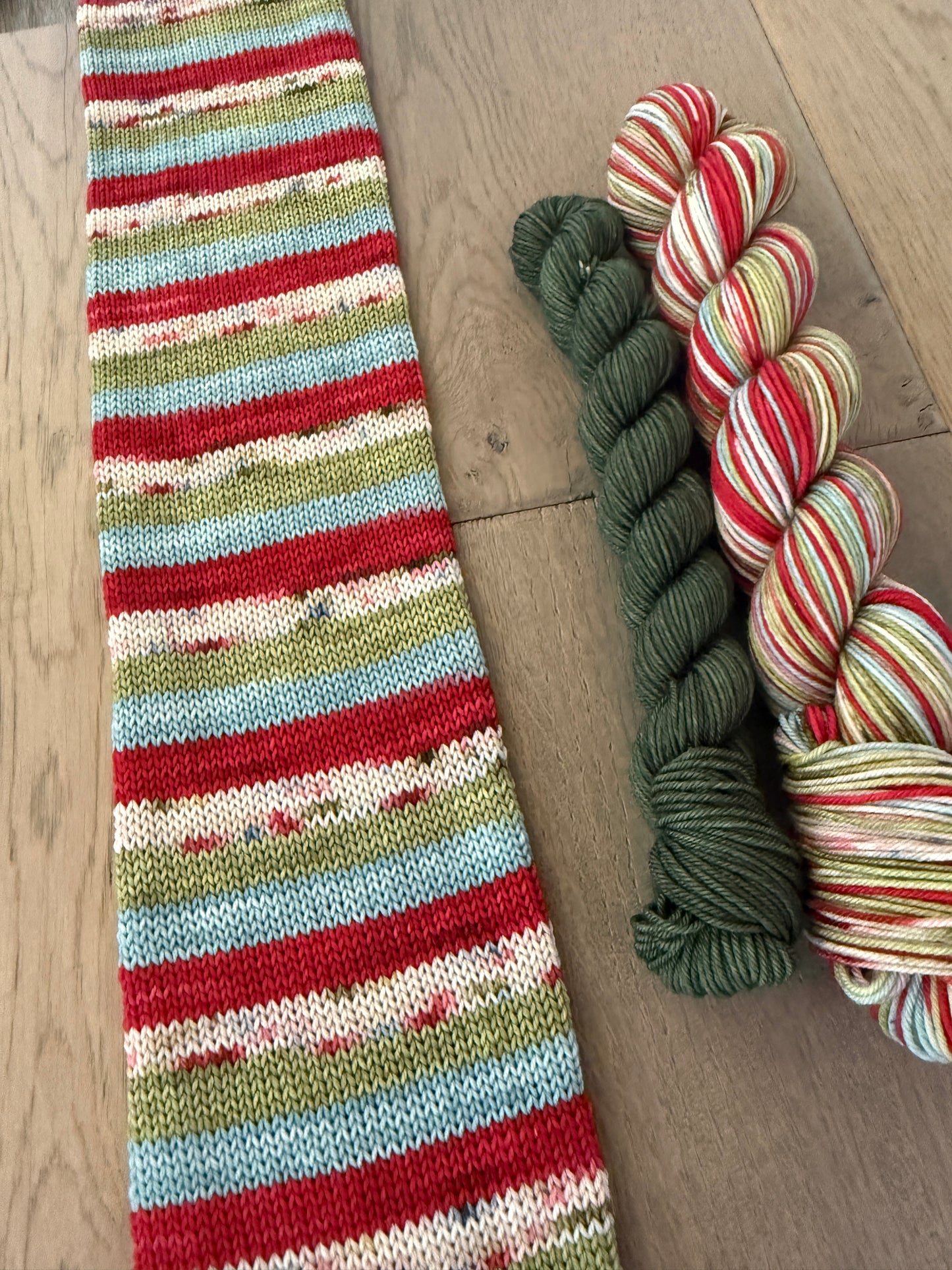 Feeling Festive Fingering Self-Striping Sock Set