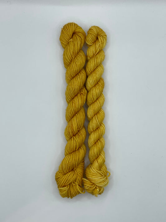 Mini Gold Fingering Skein