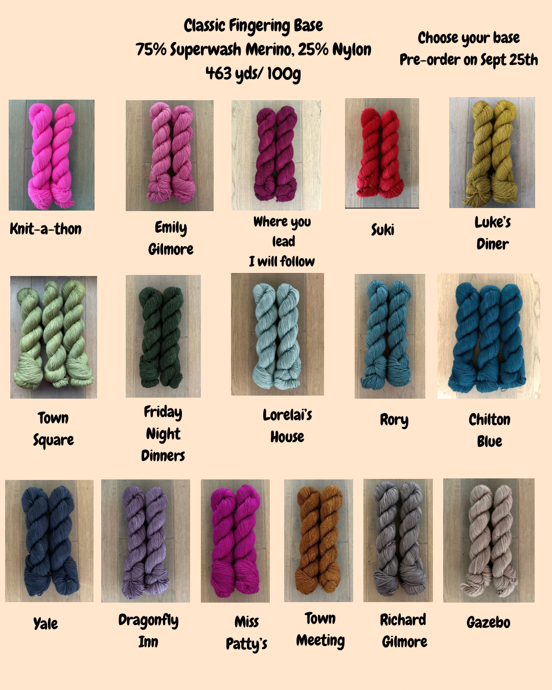 Stars Hollow Fingering Yarn
