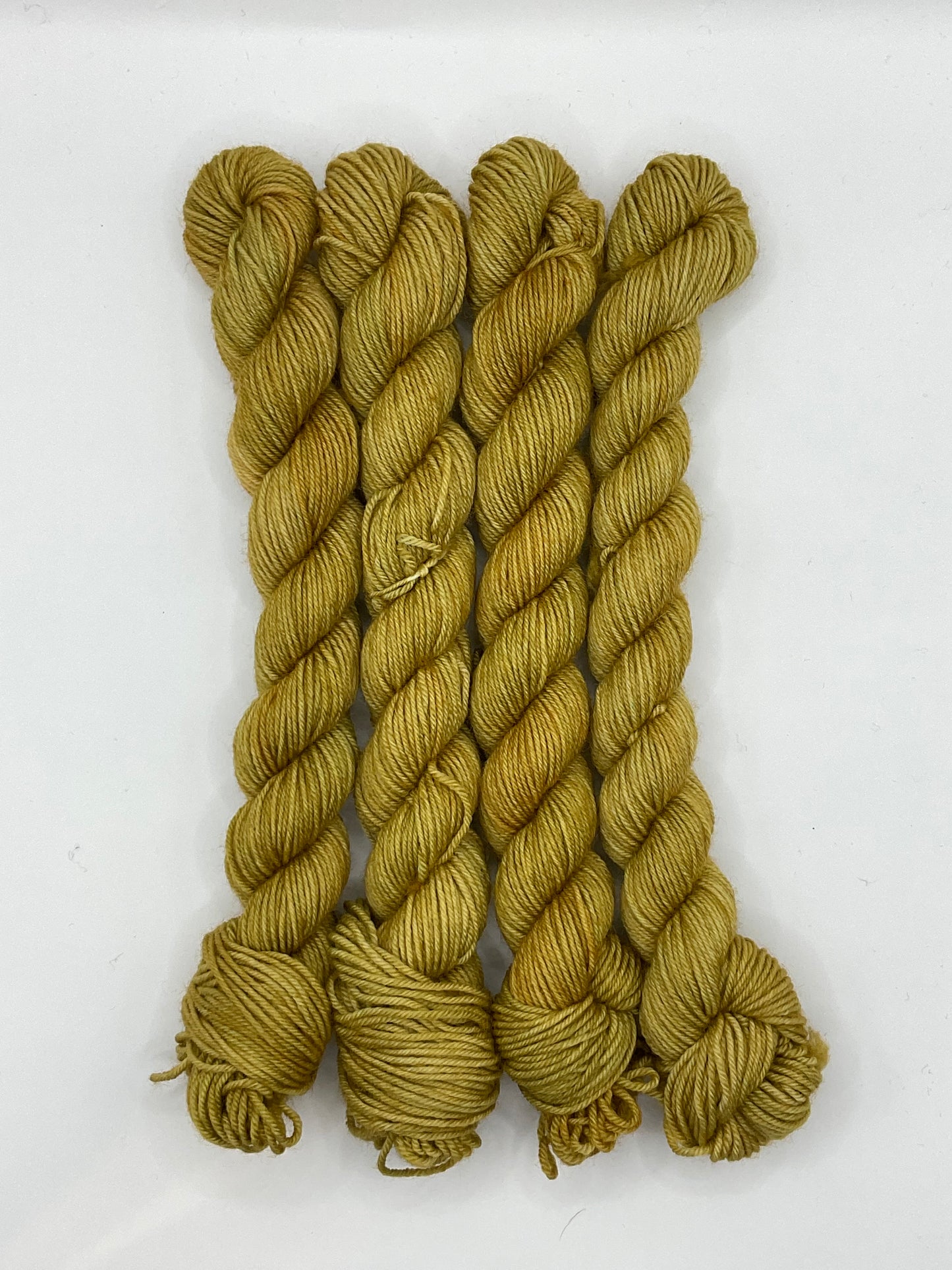 Mini Spicy Mustard Fingering Skein