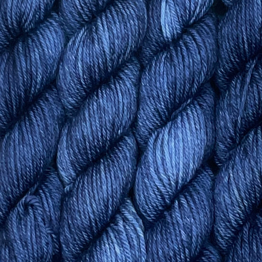 Mini Navy Fingering Skein