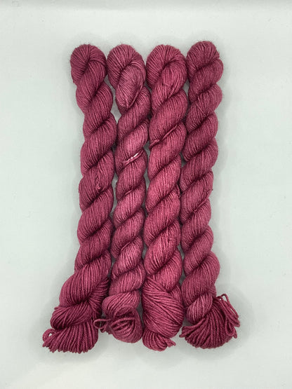 Mini Cranberry Fingering Skein