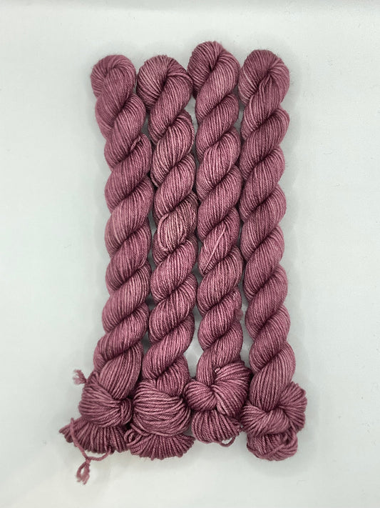 Mini Antique Mauve Fingering Skein