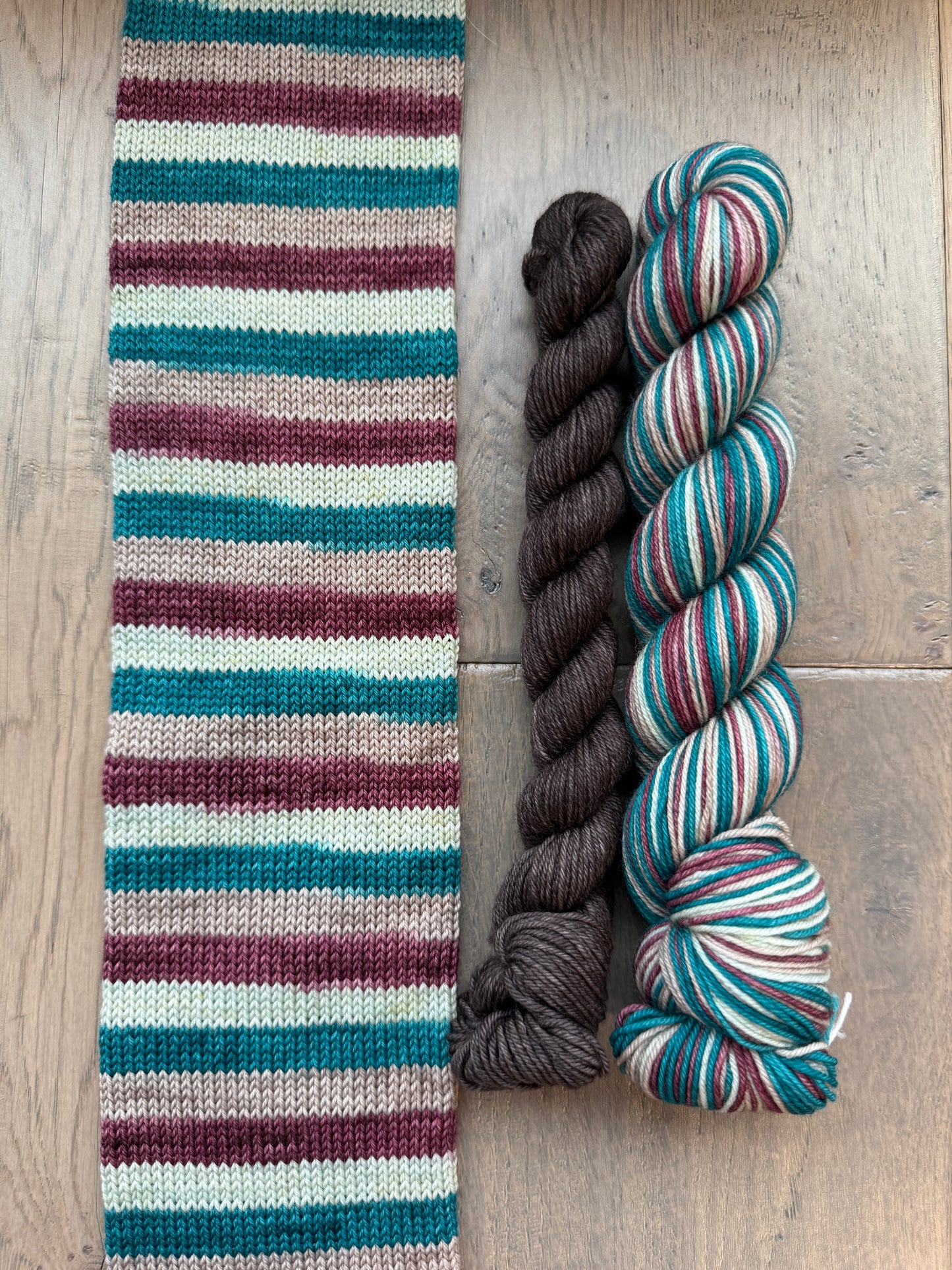 "Beans are nothing but soggy nuts" Fingering self striping sock set