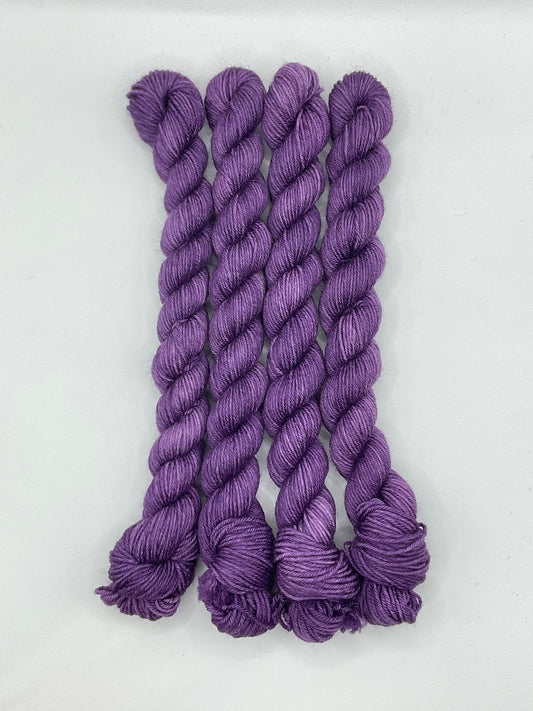 Mini Purple Fingering Skein