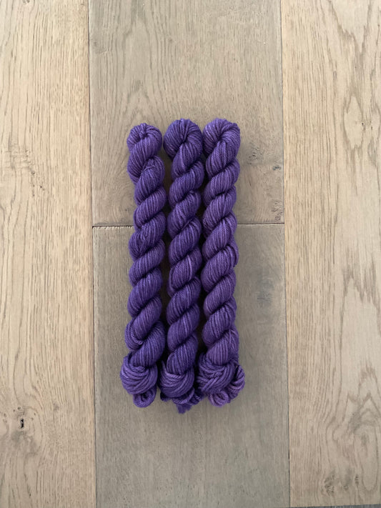 Mini DK Eggplant Skein