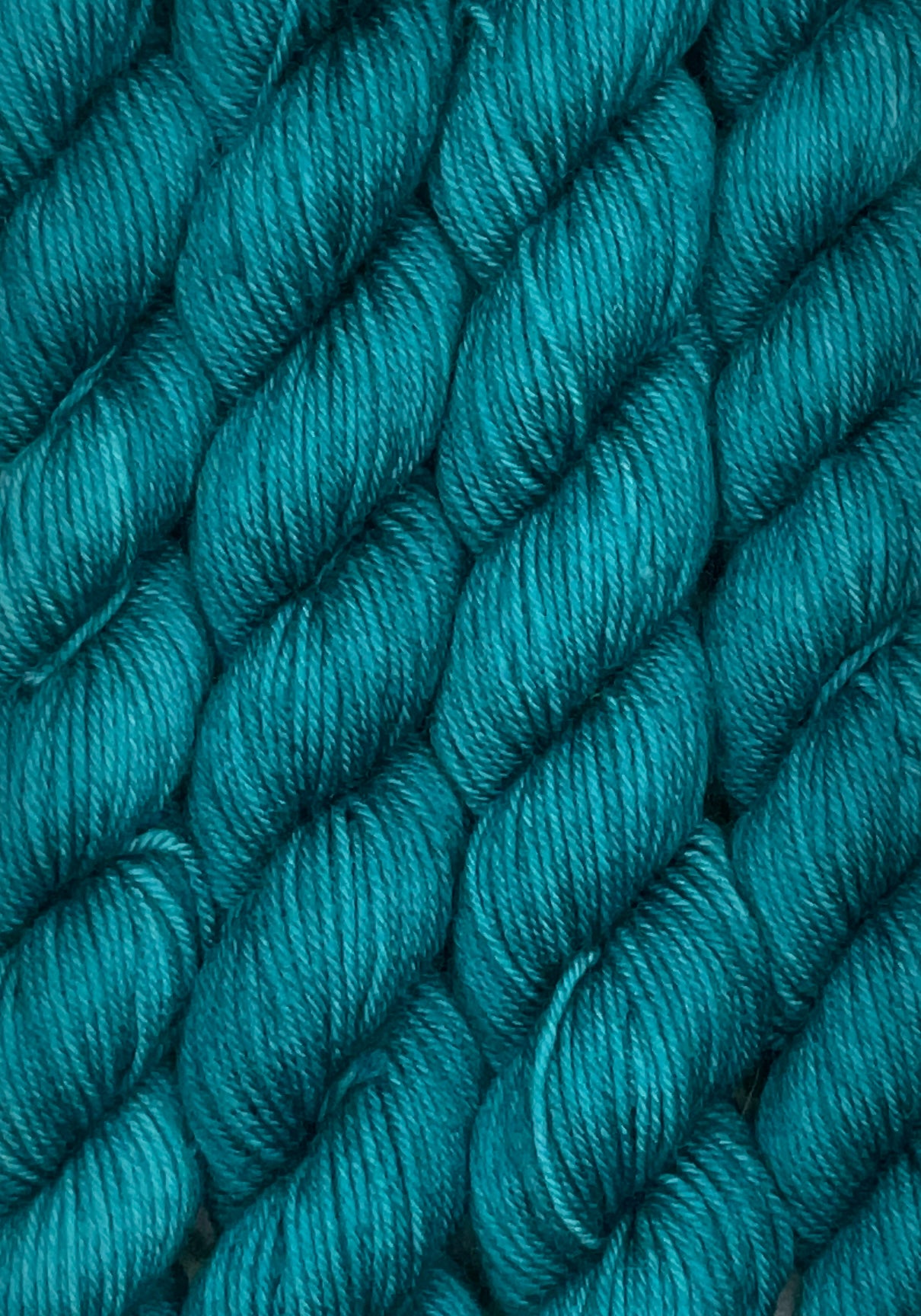 Mini Fingering Teal Skein