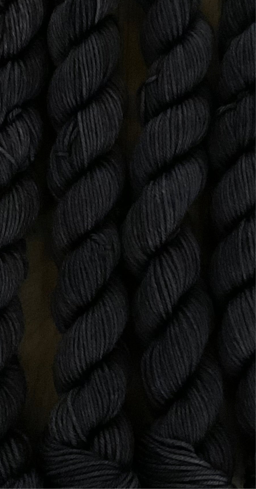 Mini Charcoal Fingering Skein