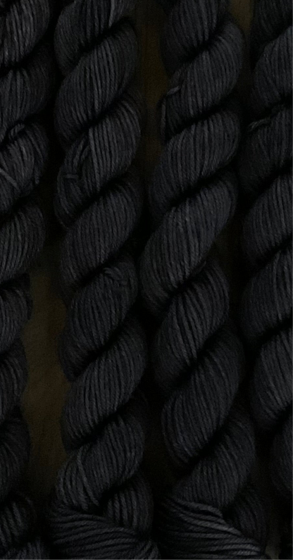 Mini Charcoal Fingering Skein