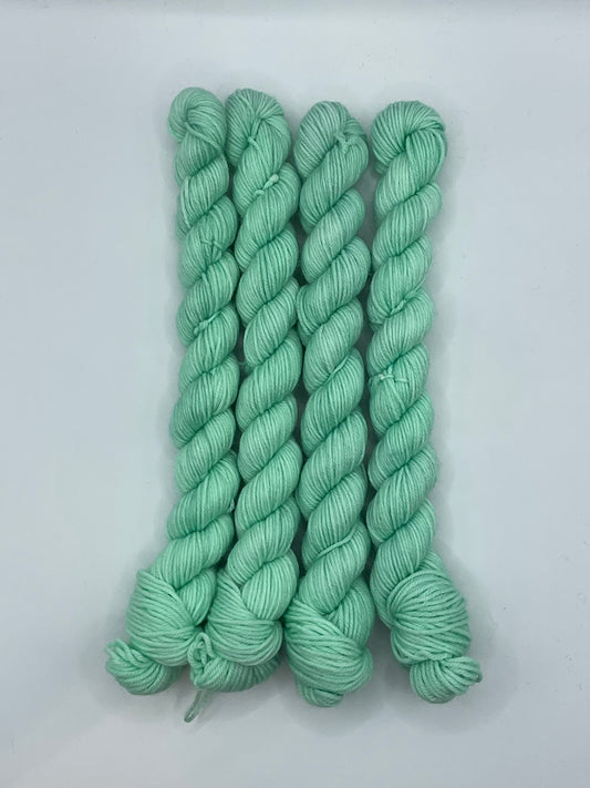 Mini Shamrock Shake Fingering Skein