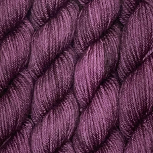 Mini Burgundy Fingering Skein