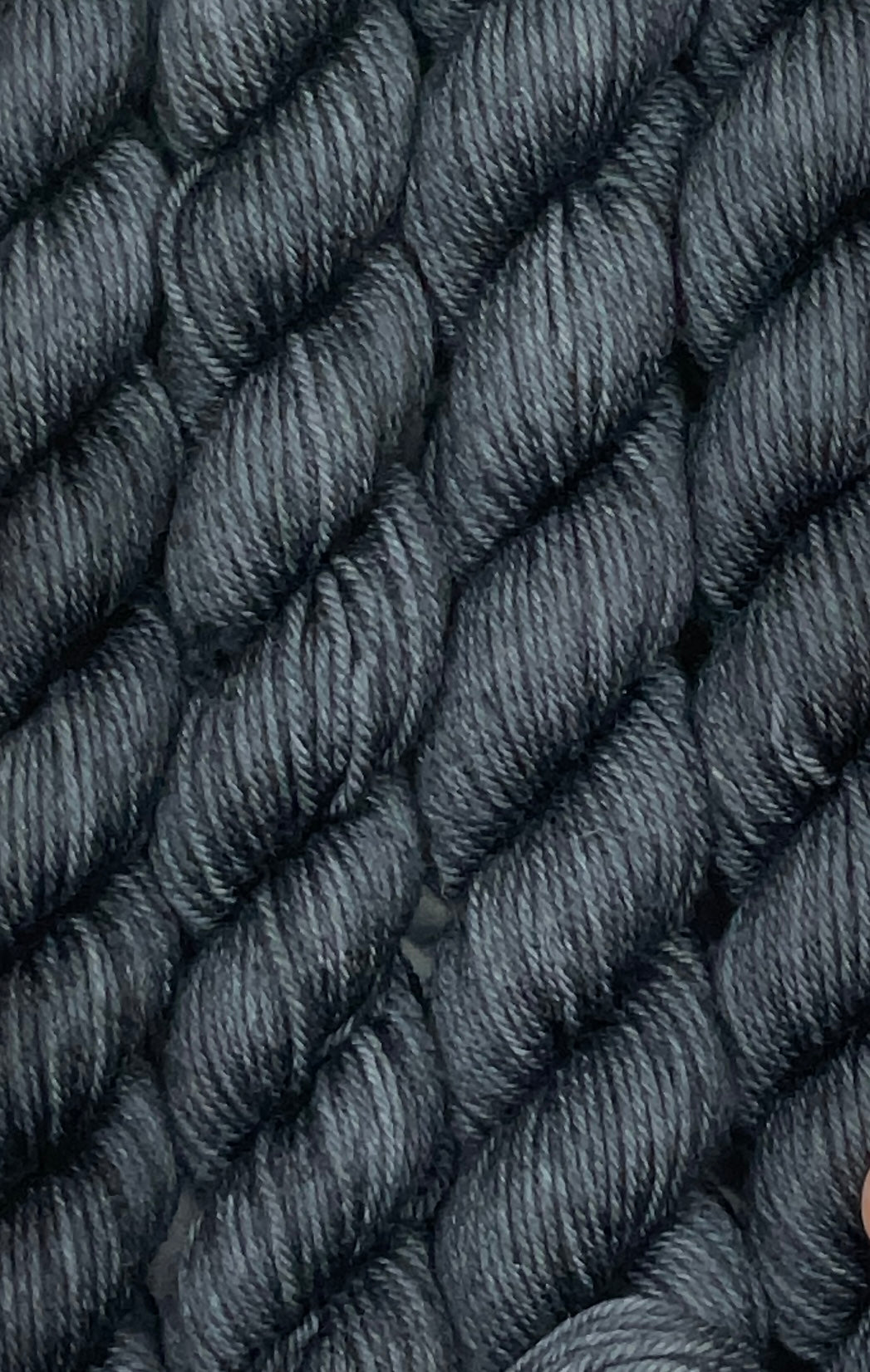 Mini Charcoal Fingering Skein