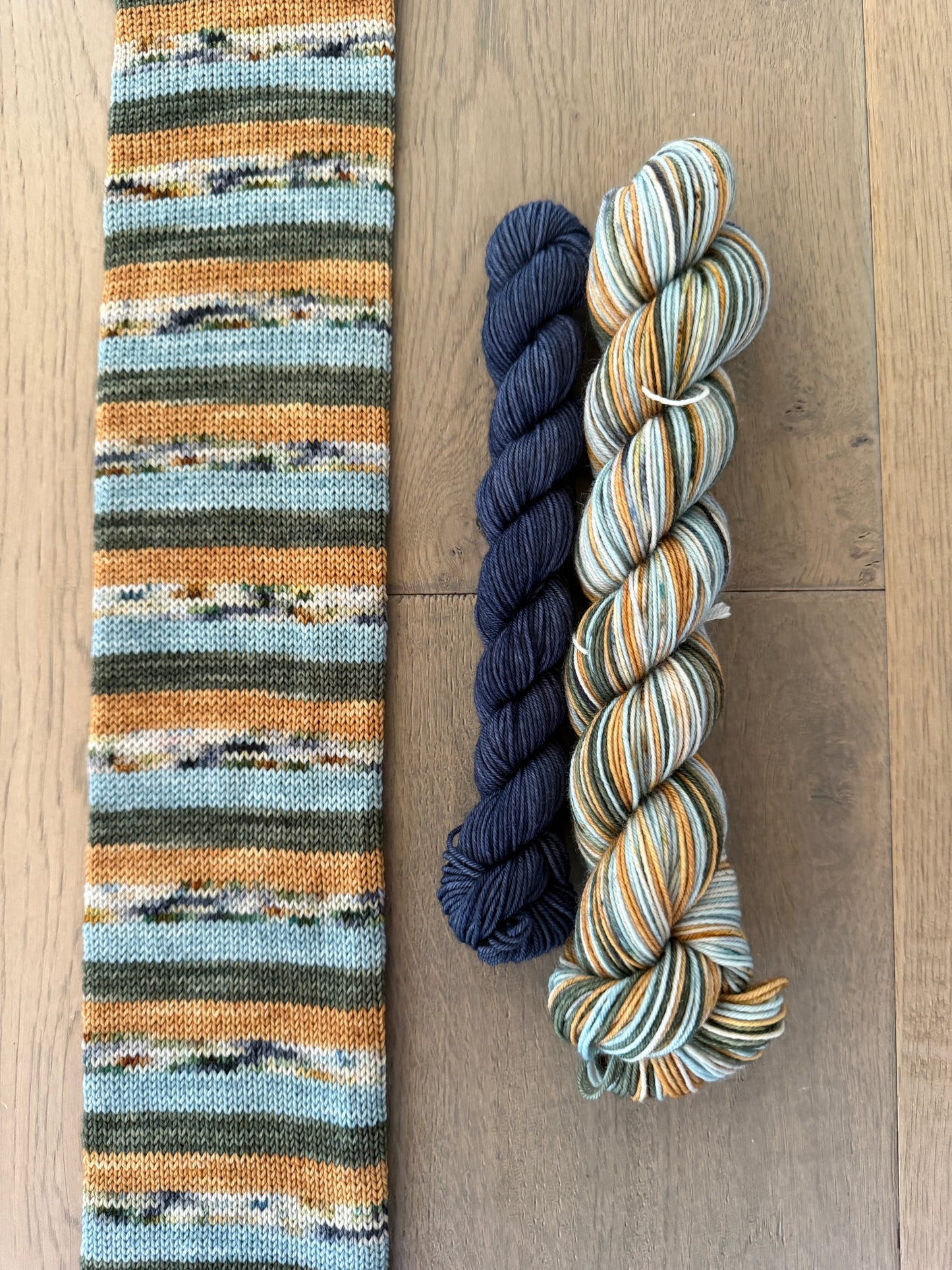 Winter Retreat Fingering Self-Striping Sock Set