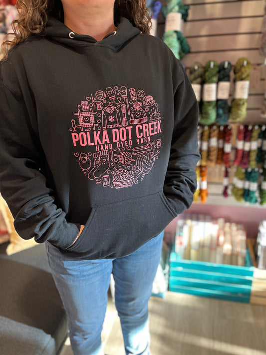 Polka Dot Creek Logo Hoodie