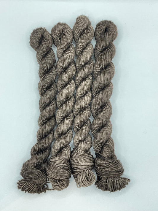 Mini Chocolate Fingering Skein