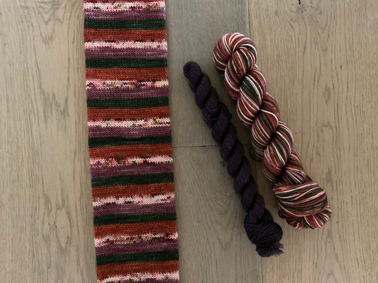 Cozy Vibes Fingering Self Striping Sock Set