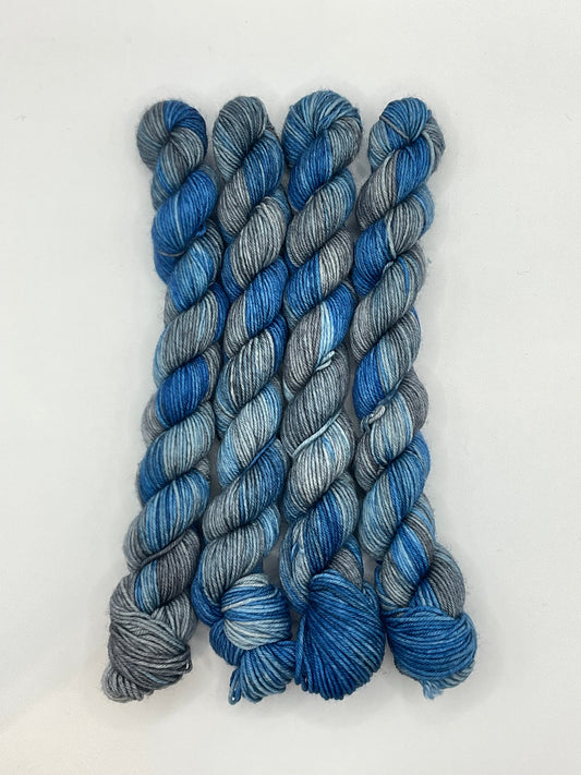 Mini Glacier Fingering Skein