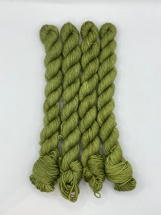 Mini Moss Fingering  Skein