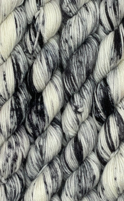 Mini Newsprint Fingering Skein