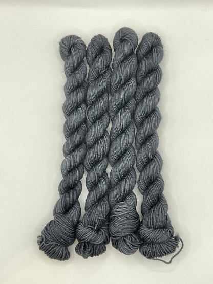 Mini Charcoal Fingering Skein