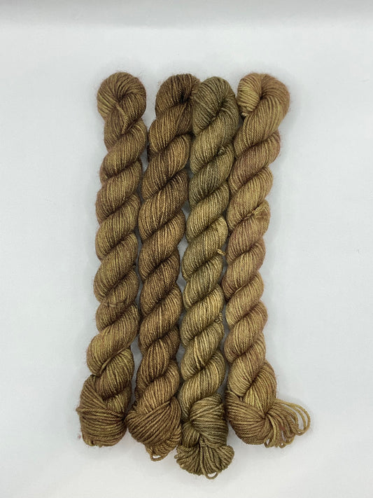 Mini Toffee Fingering Skein