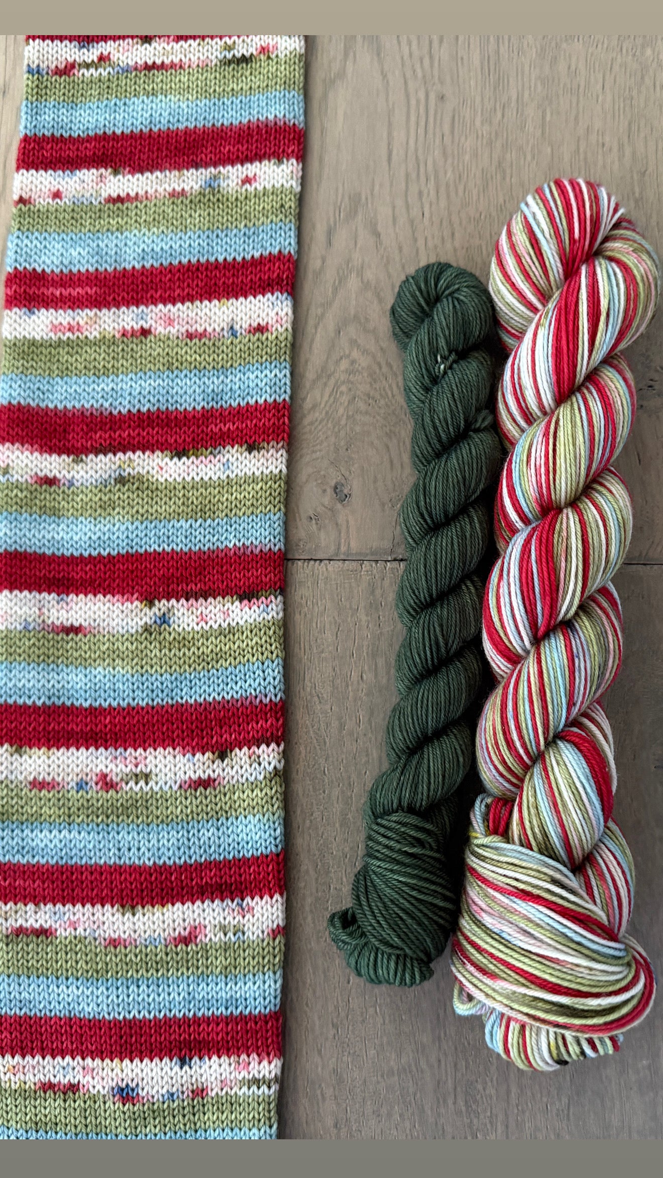 Feeling Festive Fingering Self-Striping Sock Set
