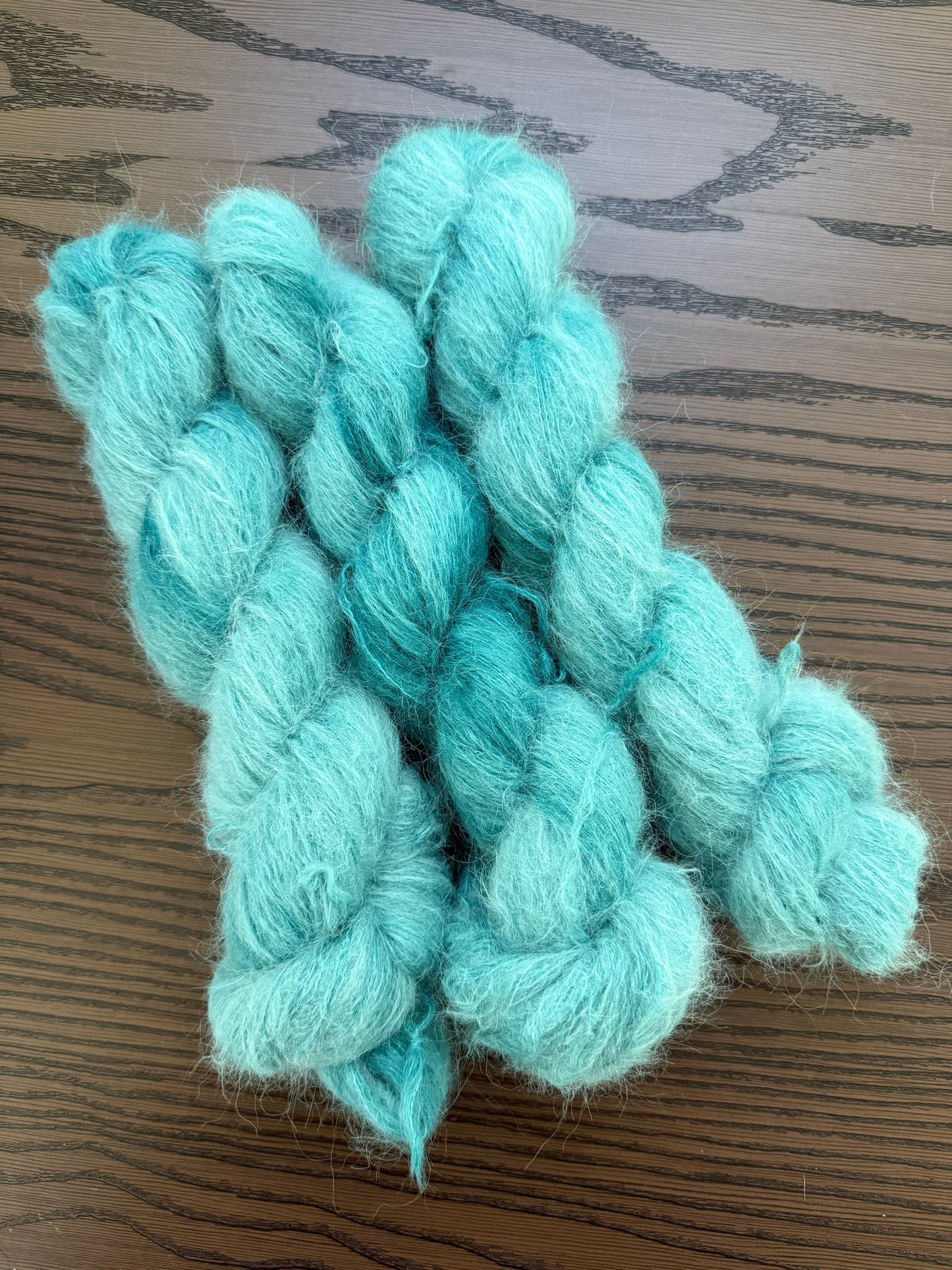 MMF Teal Suri Alpaca Silk Skein