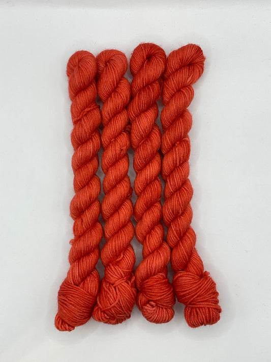 Mini Tangerine Fingering Skein