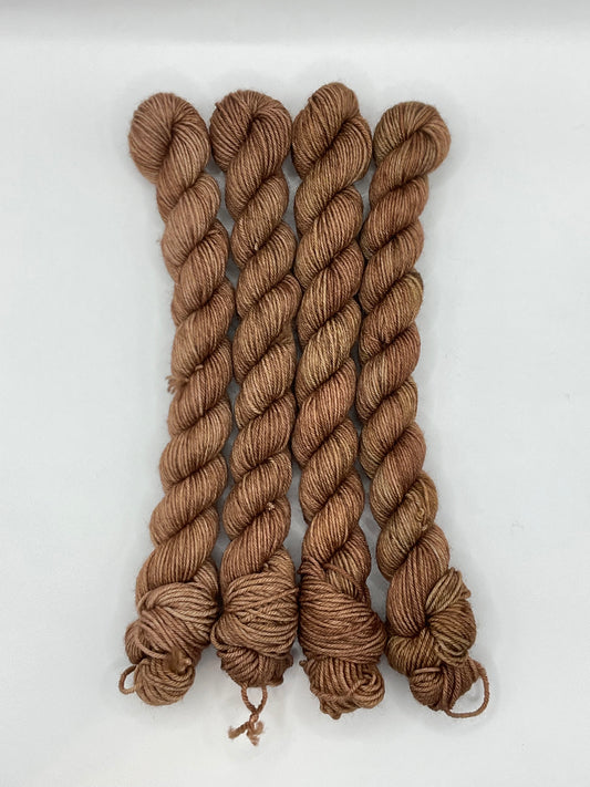 Mini Cinnamon Fingering Skein