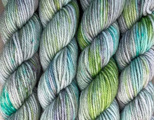 Mini Snow Globe Fingering Skein