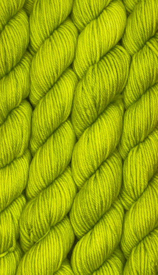 Mini Chartreuse Fingering Skein