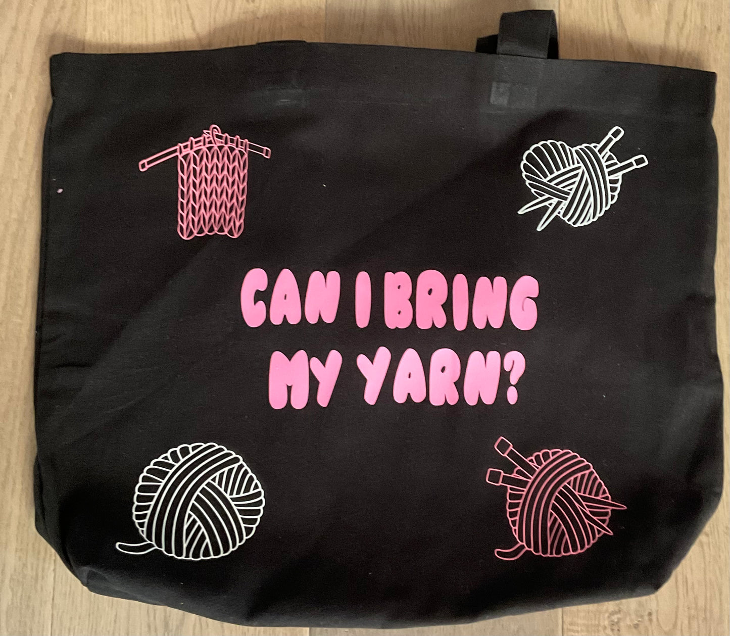 Can I bring My Yarn? Tote Bags