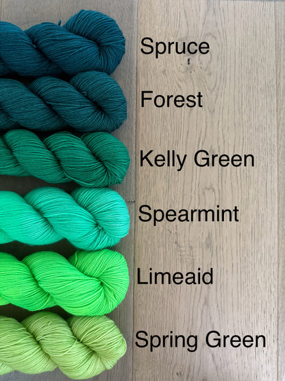 Worsted Moss Yarn
