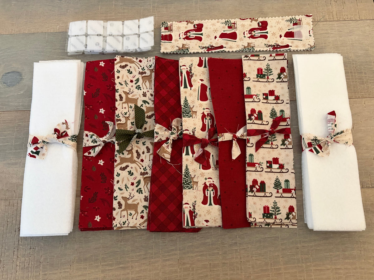 Fabric Advent Garland 25 day KIT-COMING SOON