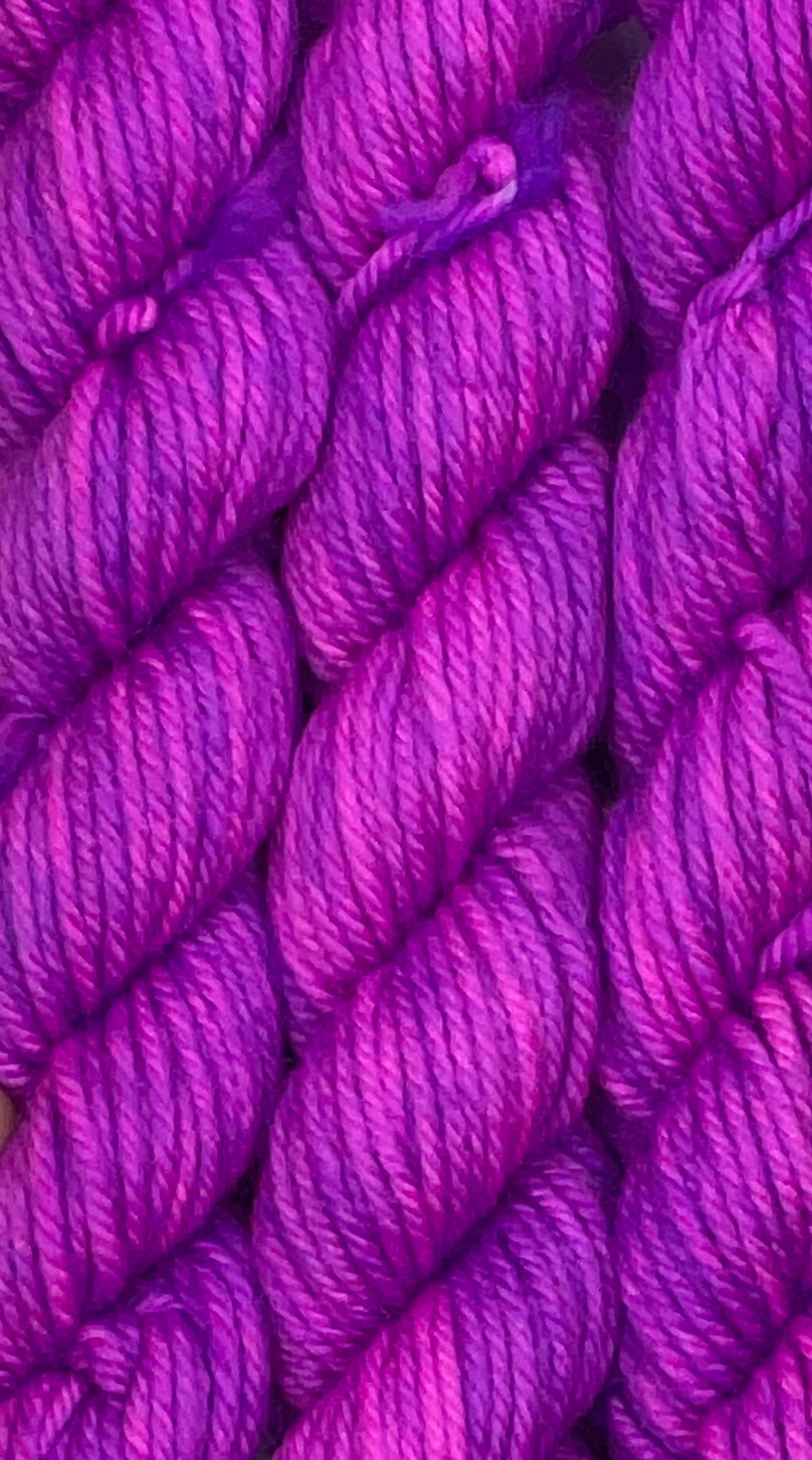 Mini DK Purple Pop Skein