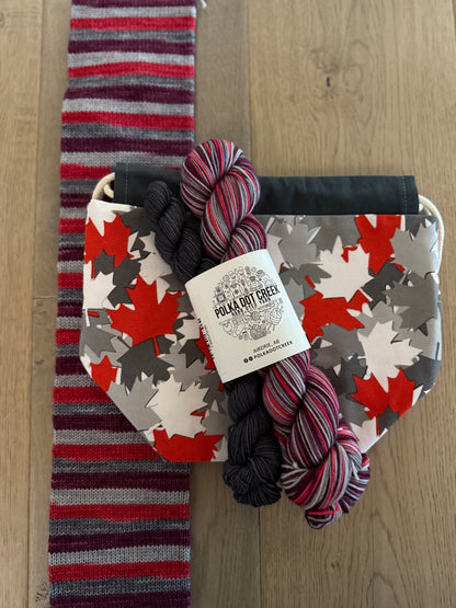 Canada Day - Project bag and Sock Set