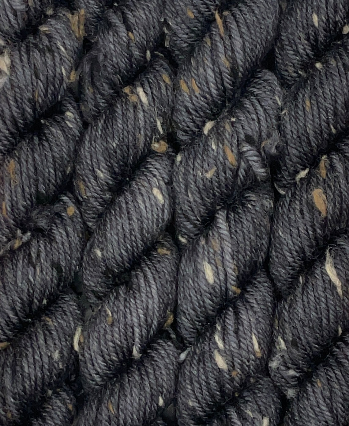 Mini DK Tweed Charcoal Skein